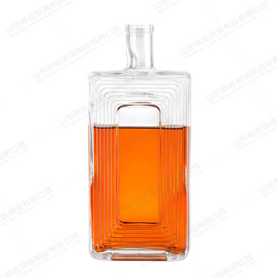 quality Glass Bottles For Beverage Customized Color Tequila Rum Gin Bottles factory